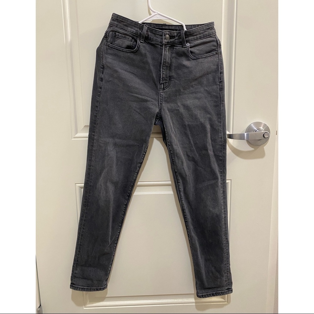 American Eagle Black Mom Jeans